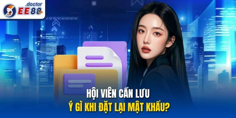 Hội viên cần lưu ý gì khi đặt lại mật khẩu?